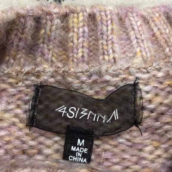 4SI3NNA Cable Crop Sweater - Picture 6 of 7